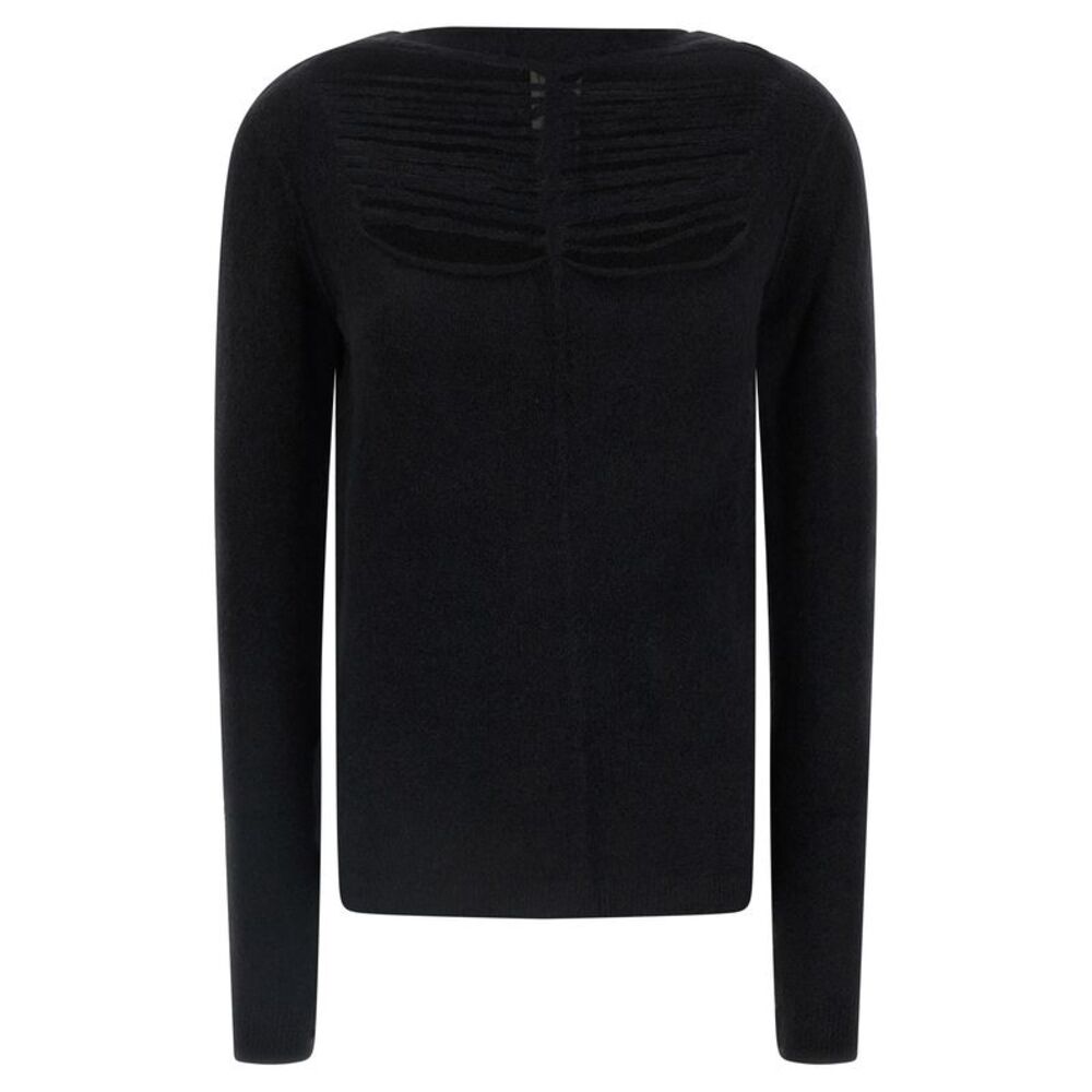 Rick Owens Black Wool Women's Cardigan